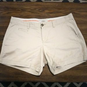 Old Navy Perfect 5" Khaki Shorts